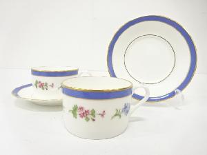 TIFFANY&Co.　ティファニー　フローラル　カップ＆ソーサー　ペア　洋食器